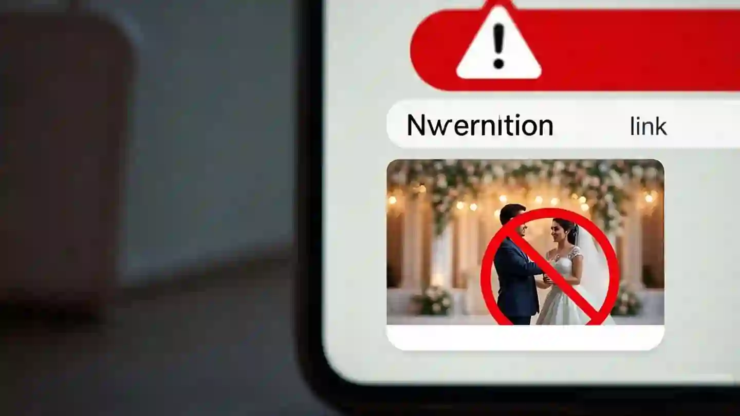 WhatsApp Wedding Card Scam fraud awareness.