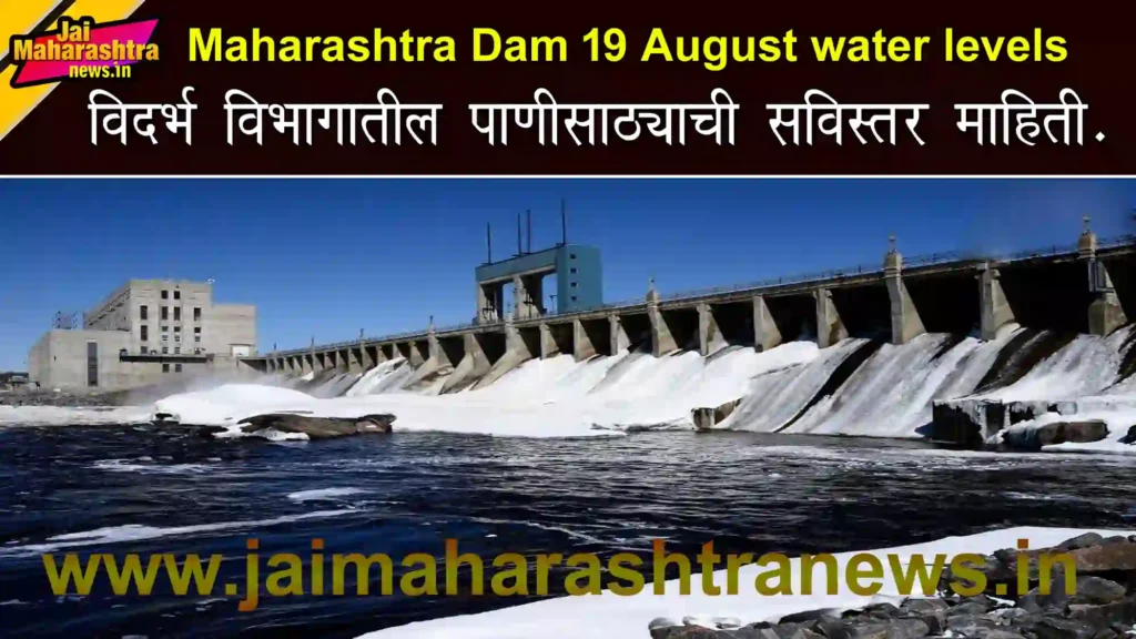 Maharashtra Dam 19 August water levels
