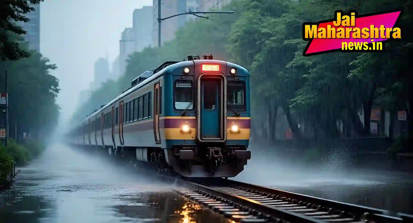 Mumbai Heavy Rain – मुंबईत मुसळधार पाऊस, लोकल ट्रेन