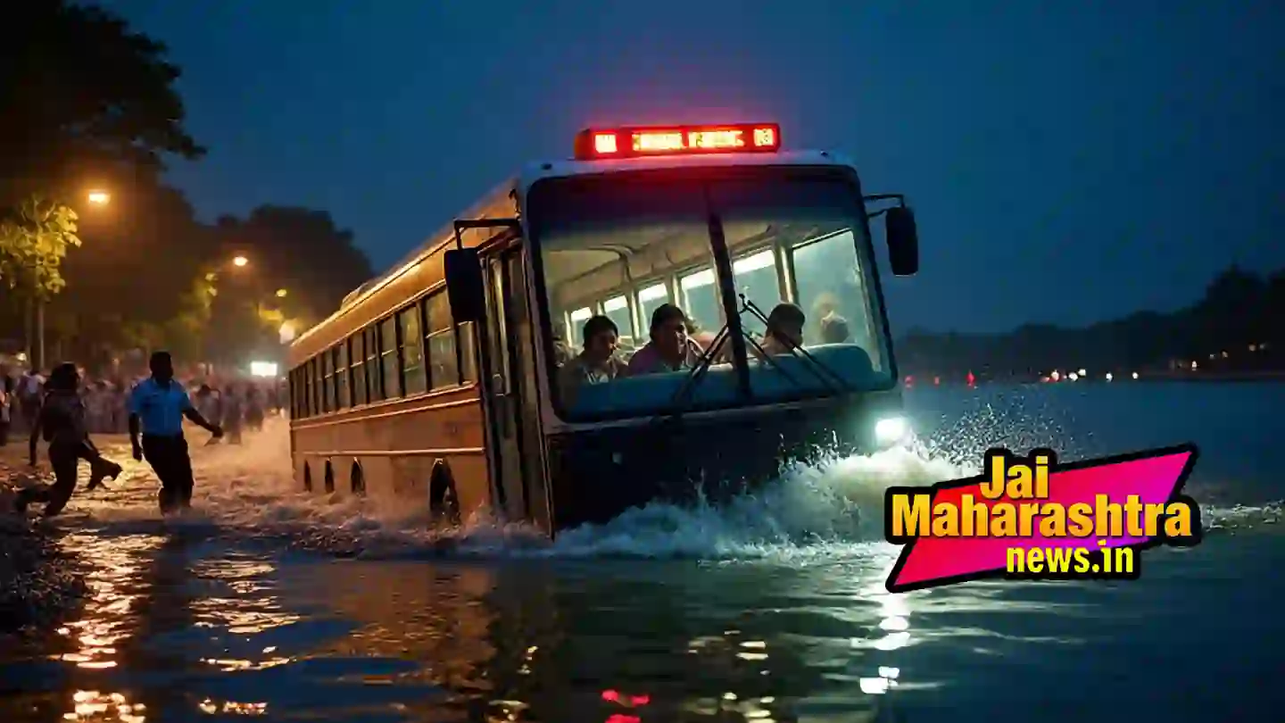 School Student Stuck in Bus Mumbai police rescue